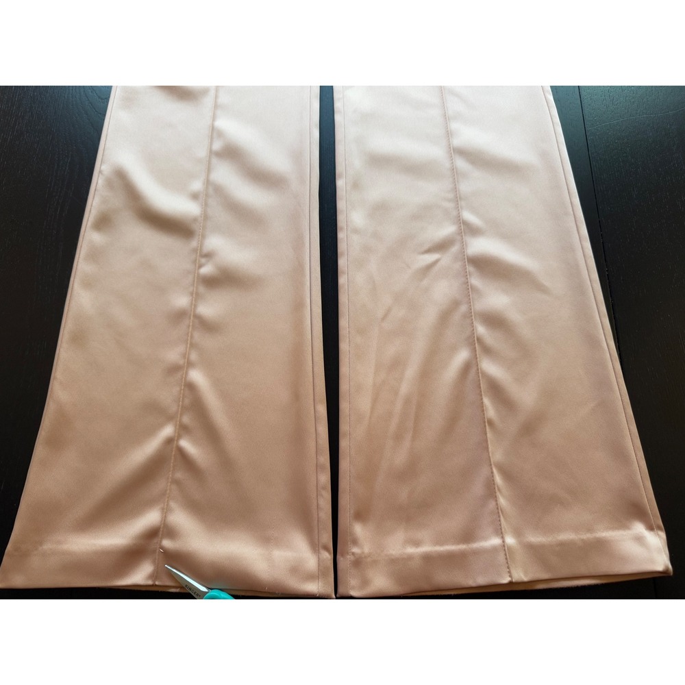 Zara Women's Blush Pink Flared Trousers - Picture 9 of 11